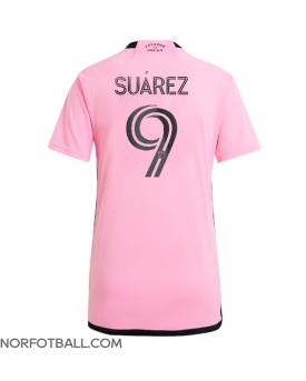 Billige Fotballdrakt Inter Miami Luis Suarez #9 Replika Hjemmedrakt Dame 2024-25 Kortermet